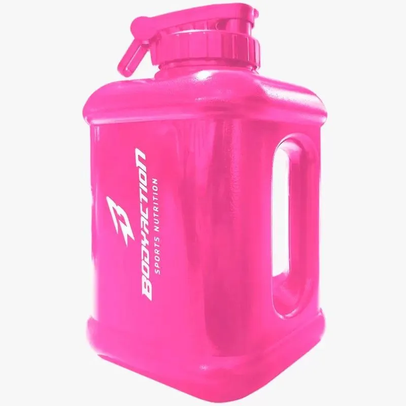 Galão Garrafa Água Bebida Academia 1,6 Litros Cor Rosa