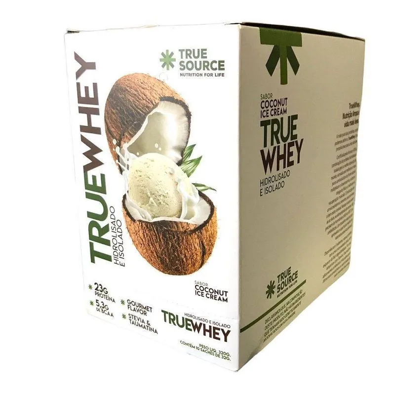True Whey Display 320g 10 Sachês 32g Hidrolisado E Isolado