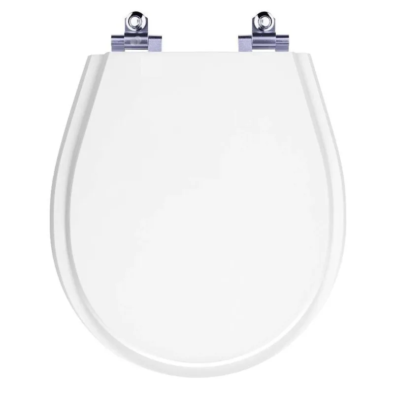 Assento Sanitário Laqueado Soft Close Aries Branco Para Vaso Eternit