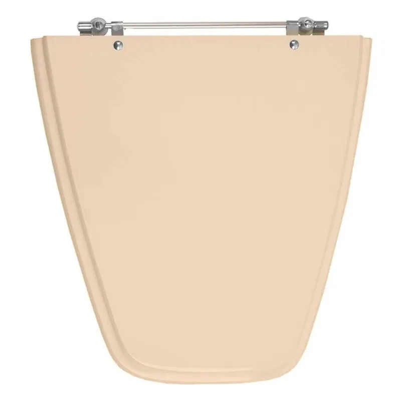 Assento Sanitário Poliéster Plaza Visone Para Vaso Ideal Standard