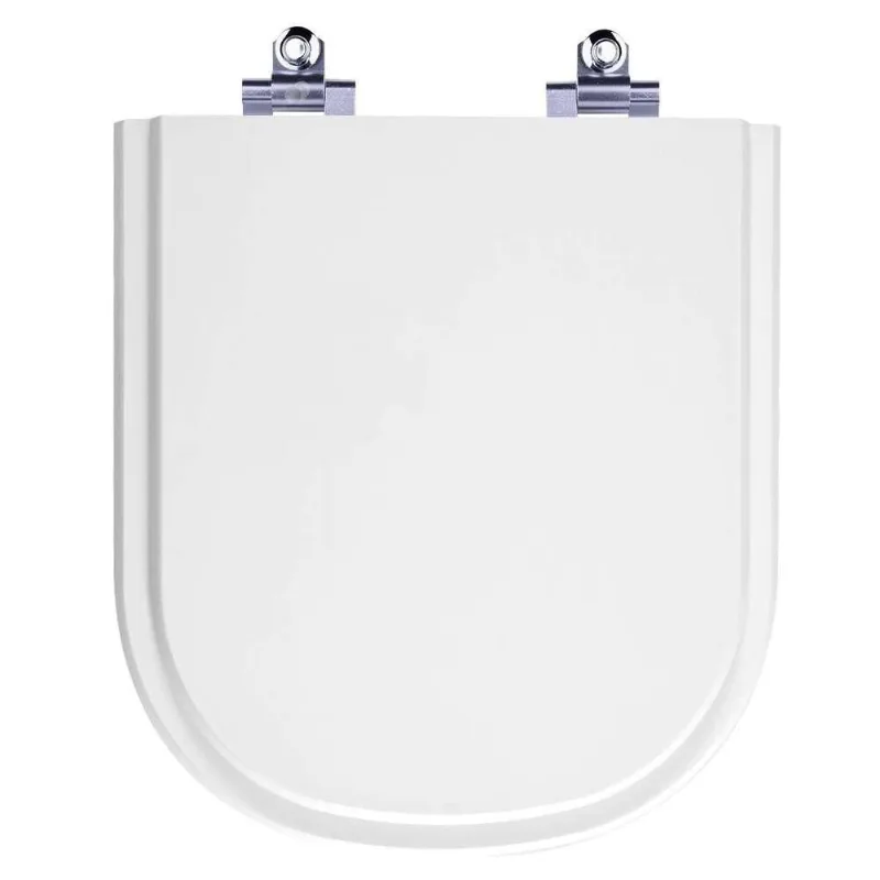 Assento Sanitário Laqueado Soft Close Square Branco Para Vaso Sanitex 6lpf