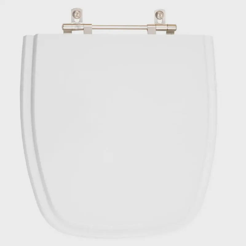 Tampa de Vaso em mdf Versato Branco para bacia Celite