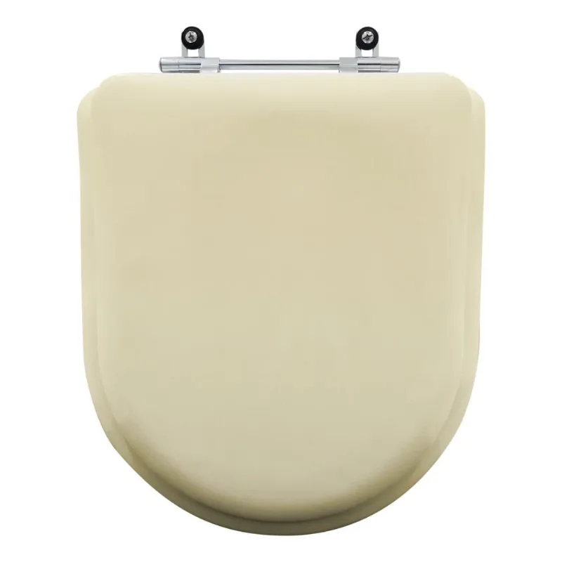 Assento Sanitário Almofadado Omega Creme Para Vaso Deca