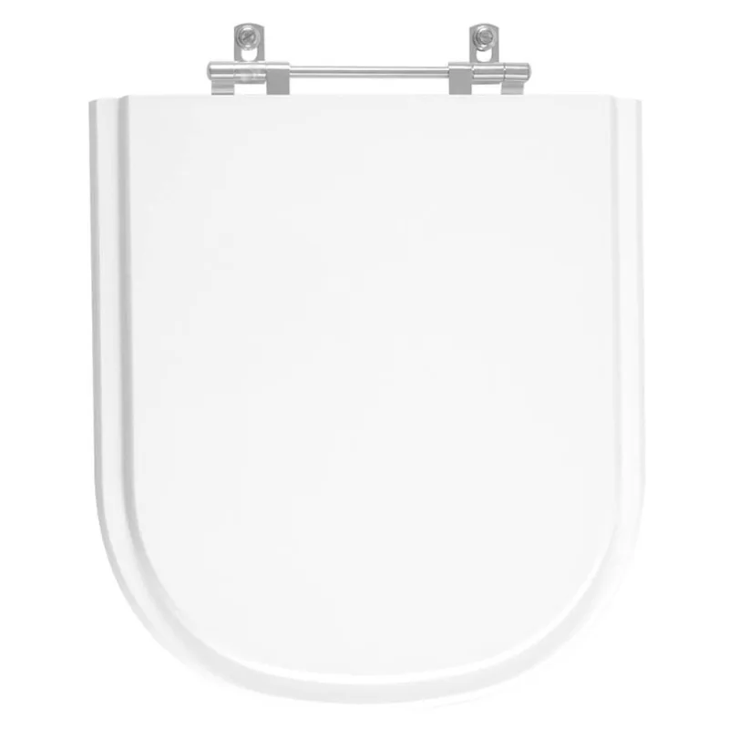 Tampa De Vaso Acrilico Flox Branco Para Bacia Fiori 6lpf