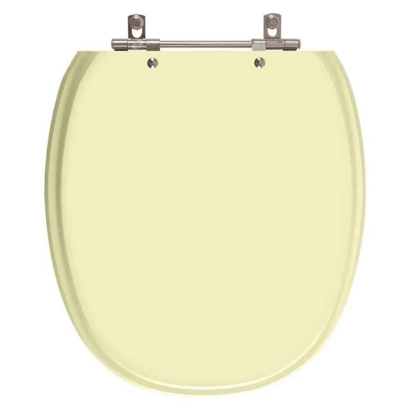 Assento Sanitário Poliester Ascot Bone (bege Claro) Para Vaso Ideal Standard