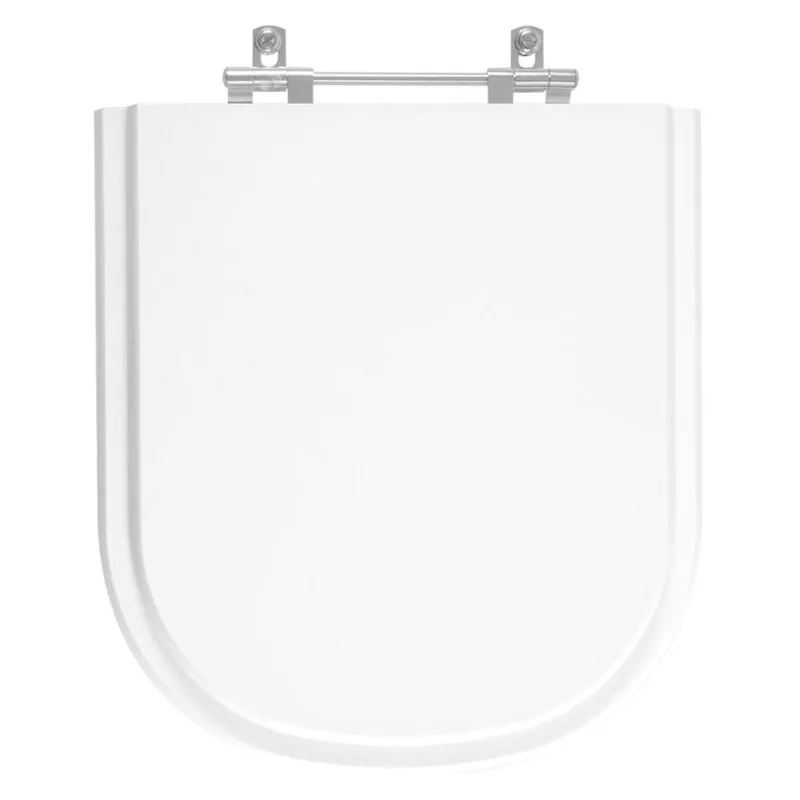 Tampa De Vaso Acrilico Square Branco Para Bacia Lorenzetti 6lpf