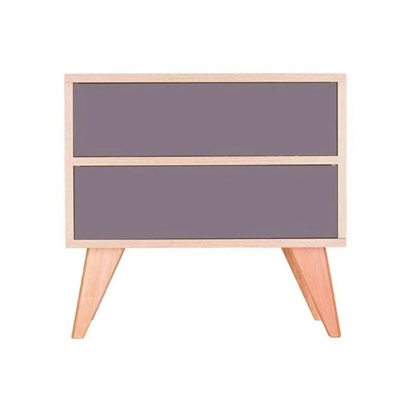 Sapateira Vicenza 2 Portas 2 Prateleiras 60CM MDP Cinza Claro e Carvalho Treviso