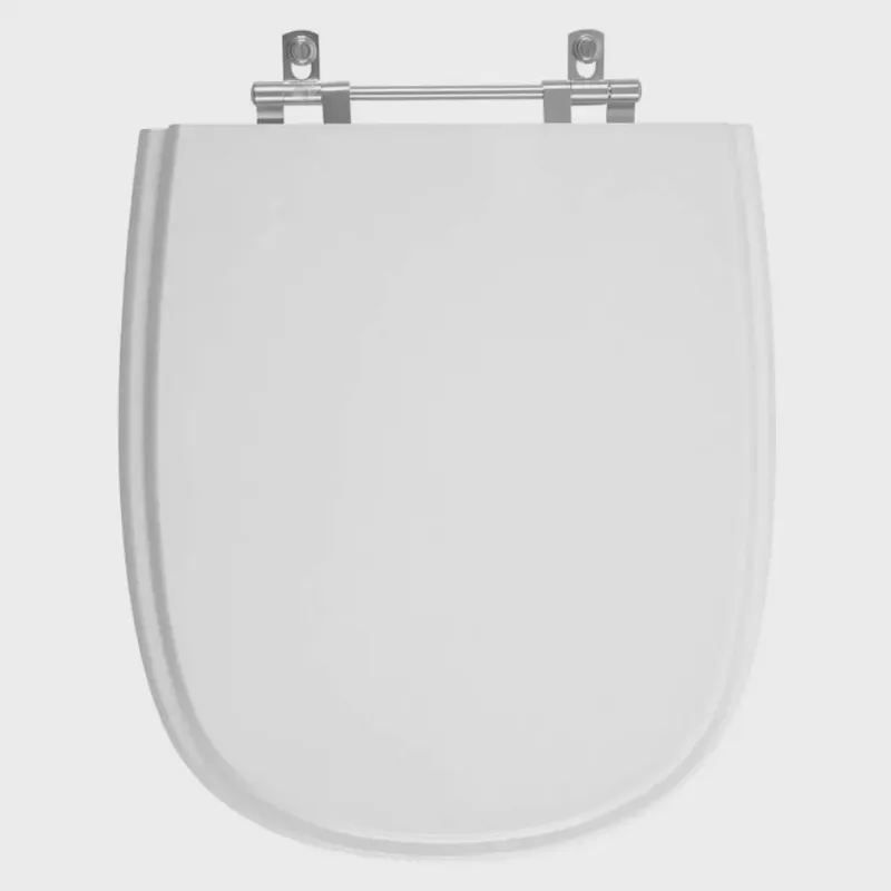 Tampa de Vaso em mdf Dona Beja Branco para bacia Santa Clara