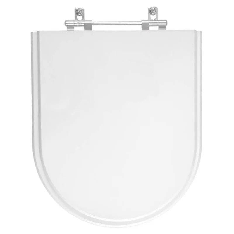 Assento Sanitário Em Mdf Level Branco Para Bacia Deca