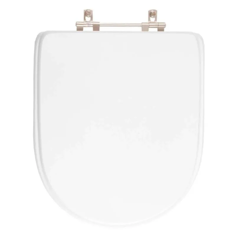 Assento Sanitário Donna Alongado Resina Plástica Parafusado Branco Pontto Lavabo