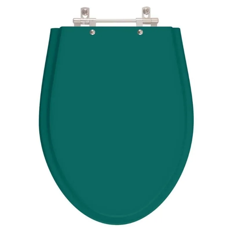 Assento Sanitário Poliester Absolute Verde Amazônia Para Vaso Ideal Standard