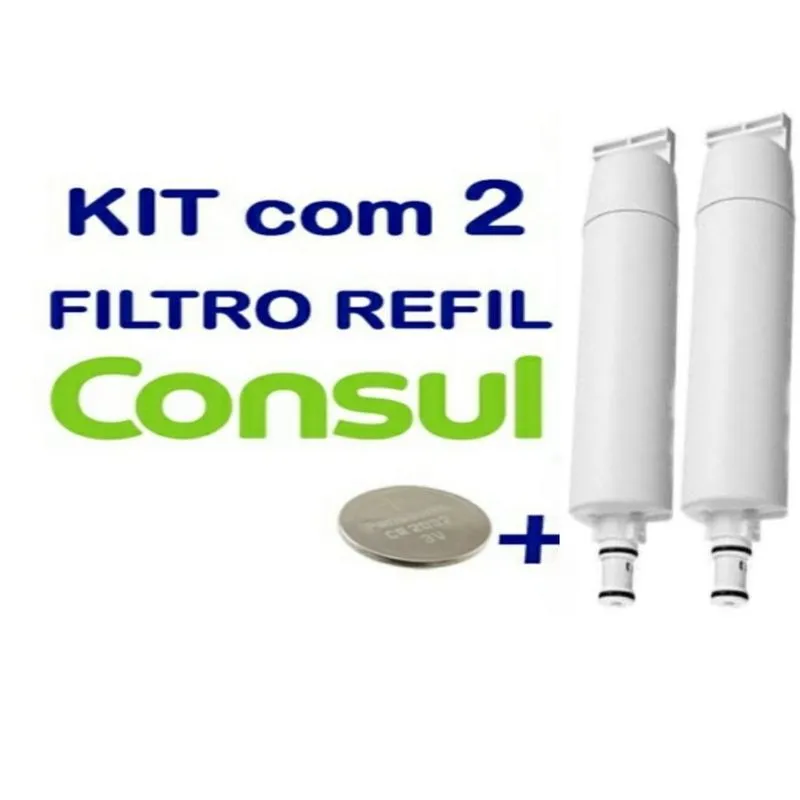 Kit 2 Filtro Refil Consul Para Cpc31 Cpb34 Cix06ax