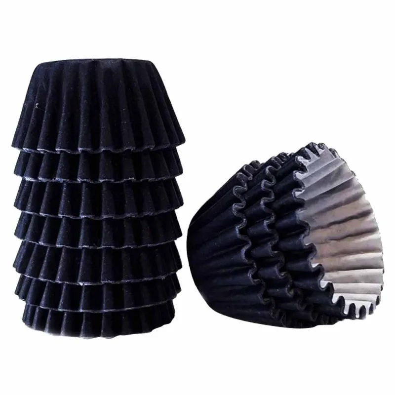 Forminha para Doce N.5 Preto Plac - 200UN