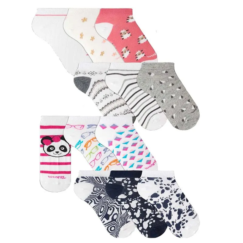 Kit 3 Pares Meia Sapatilha Invisível Rikam