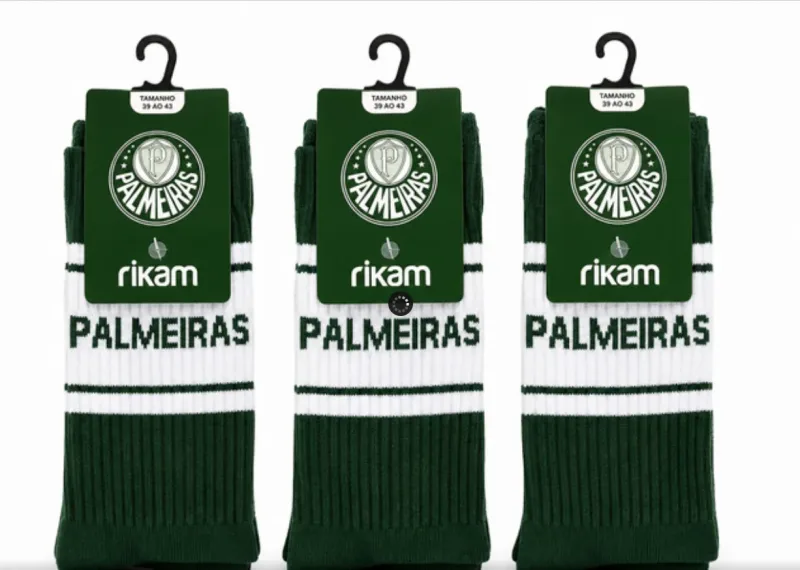 MEIA ESPORTIVA ADULTO - PALMEIRAS DESENHO 13