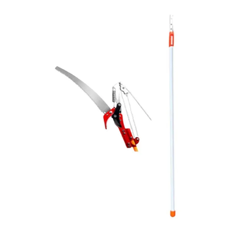 Serrote Curvo Podador Galhos Altos + Extensor Telescópio 3m