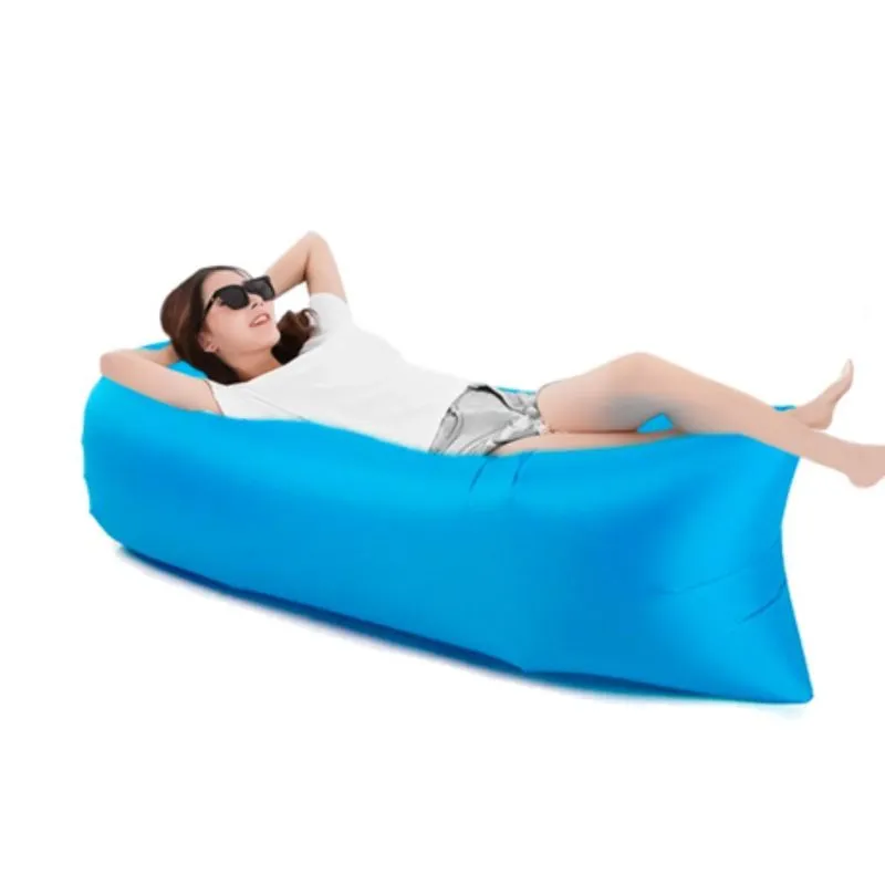 Sofá Inflável Cama De Ar Praia Acampamento Saco De Dormir