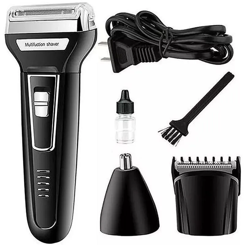 Kemei Maquina De Cortar Cabelo Barba E Pelos Sem Fio 6558