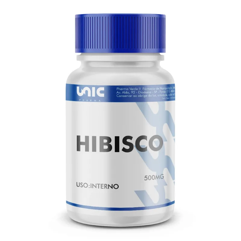 Hibisco 500mg 120 Cápsulas
