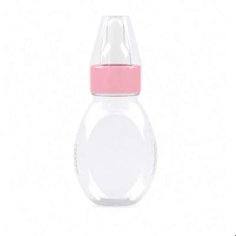 Mamadeira Infantil Chuquinha 60ml Bico De Silicone Livre De BPA Para Recém Nascidos Rosa