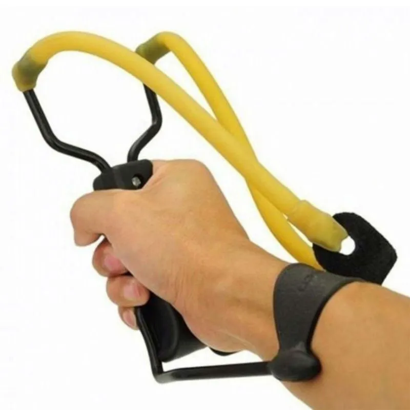 Atiradeira Profissional Estilingue Com Apoio Preto