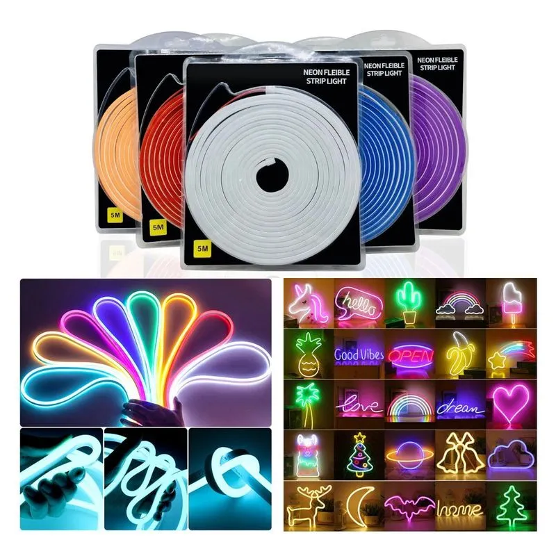 Mangueira Led Neon Alto Brilho 5 Metros Corte 2,5cm Flex 12v