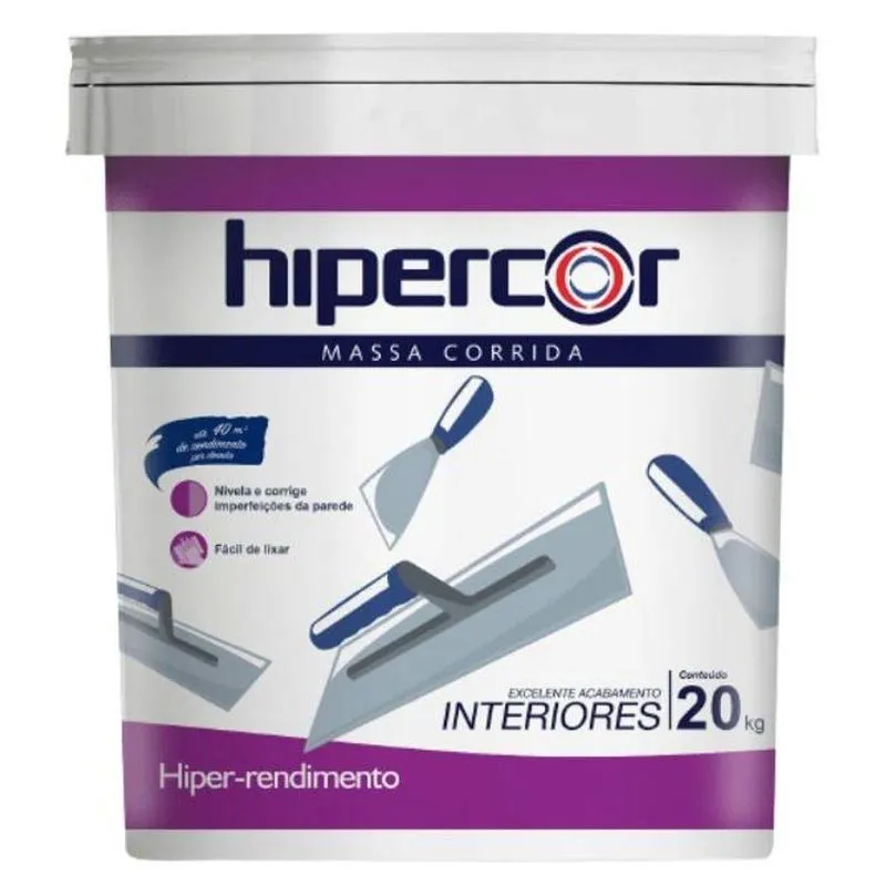 Massa Corrida Pva 5,4kg Hipercor
