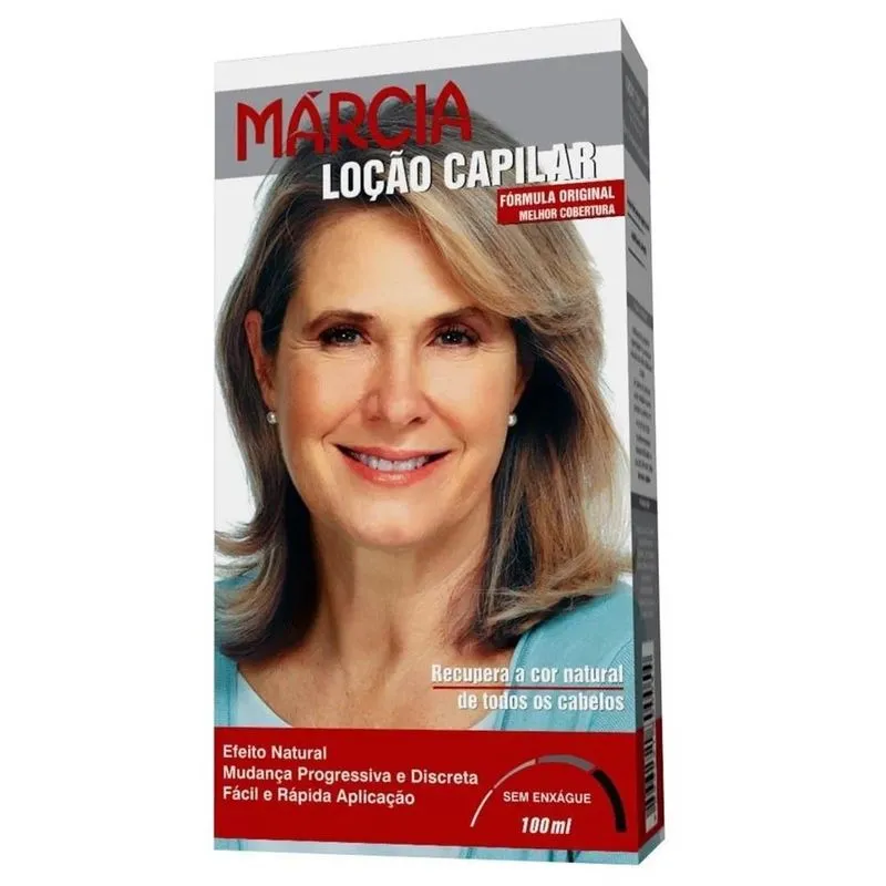 Loção Capilar Márcia Feminina 100ml Recupera A Cor Natural