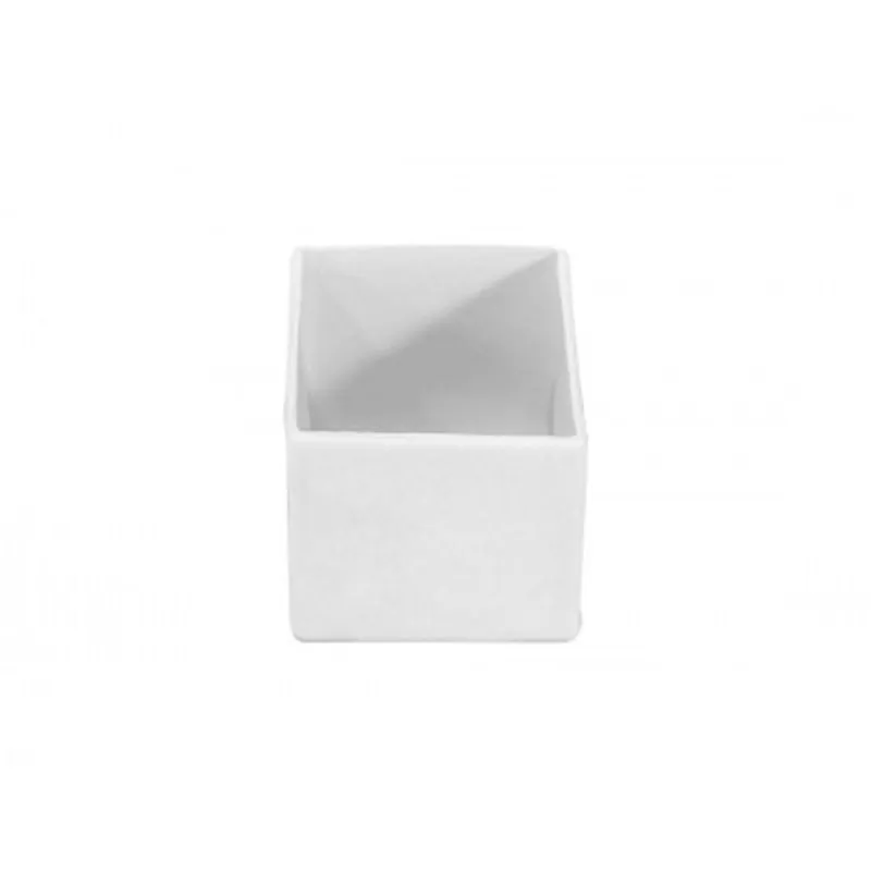 Ponteira Externa Quadrada 40 X 40 Pvc Branca - 20 Pçs