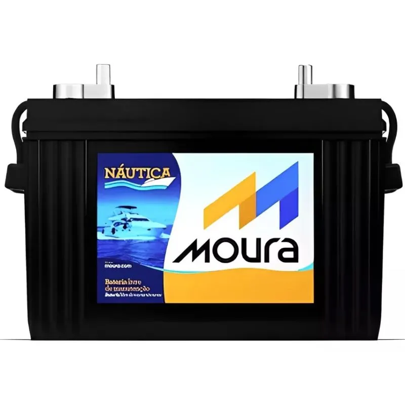 Bateria Náutica Moura 105Ah 12V 12MB105