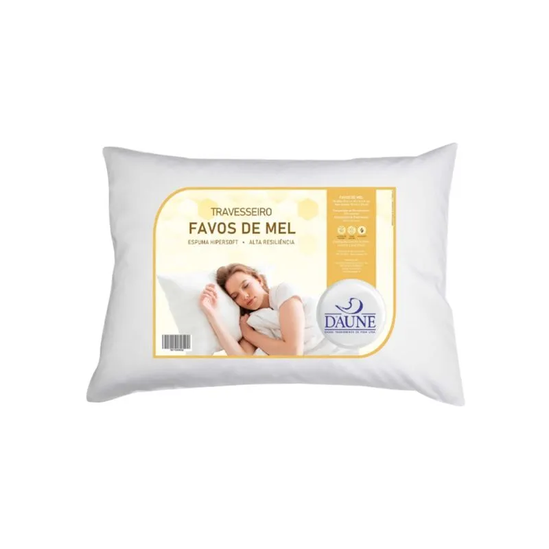 Travesseiro Favos De Mel Daune - Espuma Hipersoft