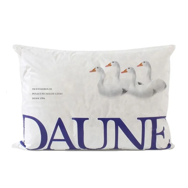 Travesseiro Toque de Pluma Microfibra 100% Algodão 233 Fios - Daune BRANCO