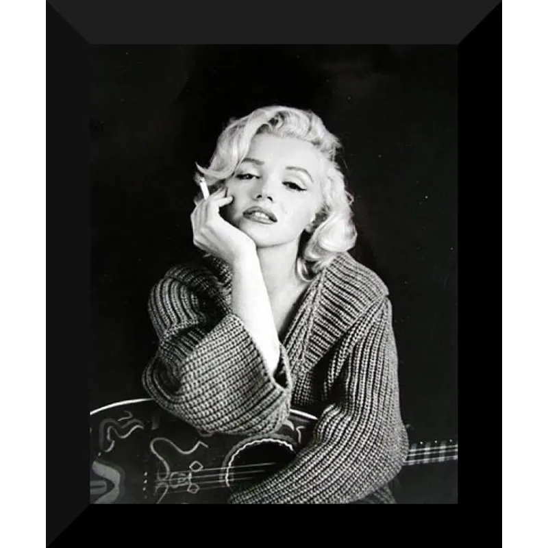 Quadro Salão De Beleza Marilyn 25X30Cm Com Vidro Sa7
