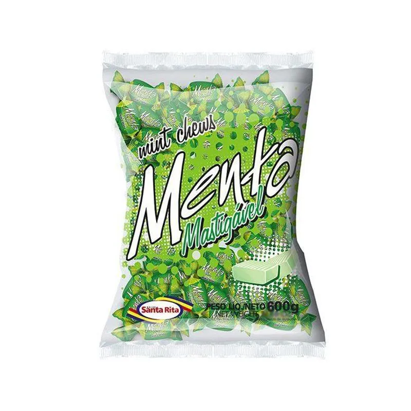 Bala Menta Mastigável 600g - Santa Rita