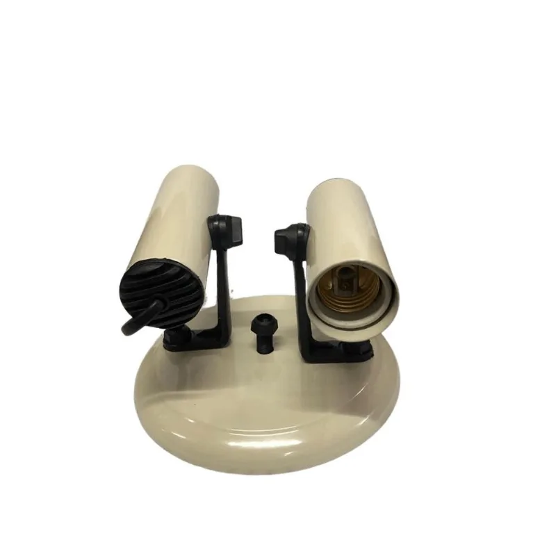 Spot Incandescente Liso Marfin/Preto - Daval