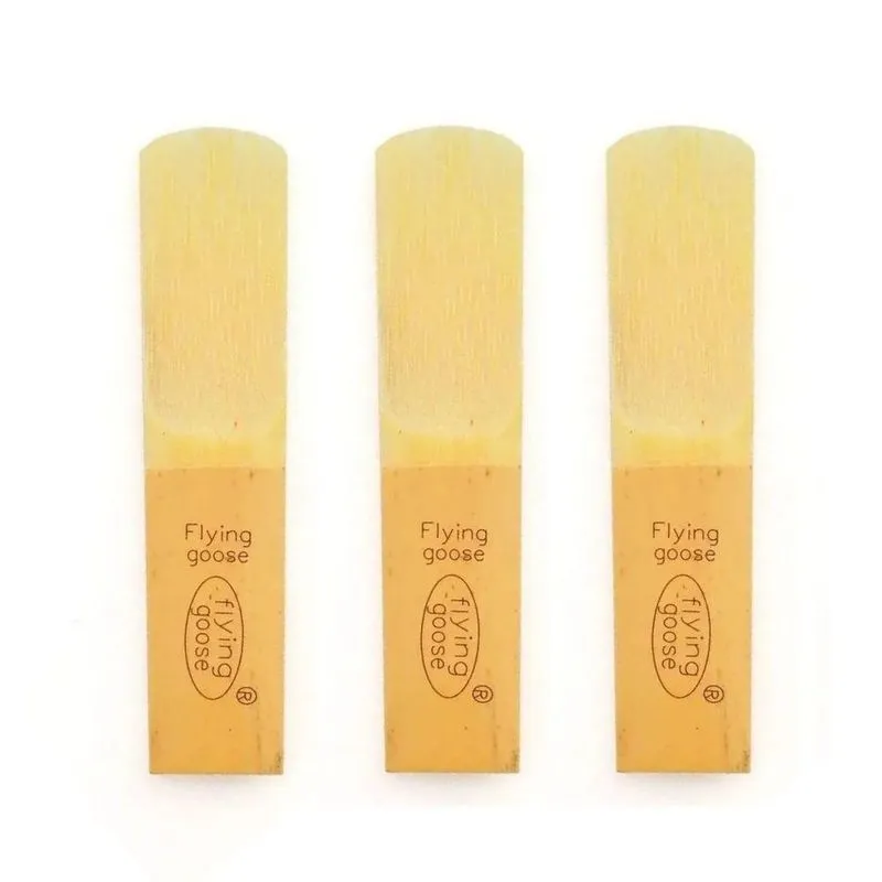 Palheta Para Sax Tenor 2.0 Com Corte Francês Field 3 Palhetas Bambu Flying Goose