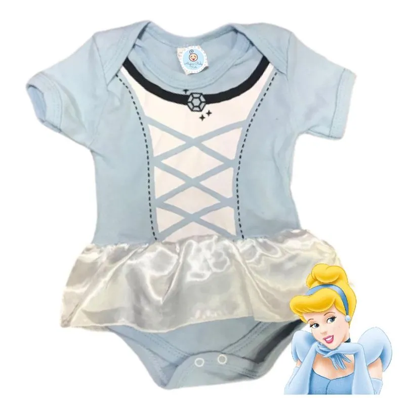 Body Bebê Pesonagem Cinderela