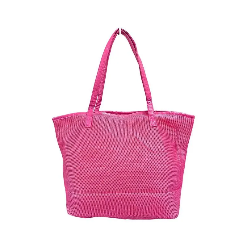 Bolsa Fem Praia Tela Laranja Spb&amp;sjw Sol-2433 - Rosa