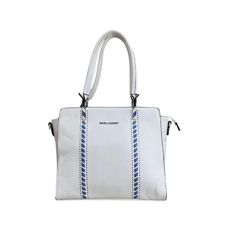 Bolsa Anna Luxory De Ombro Branca Jy743