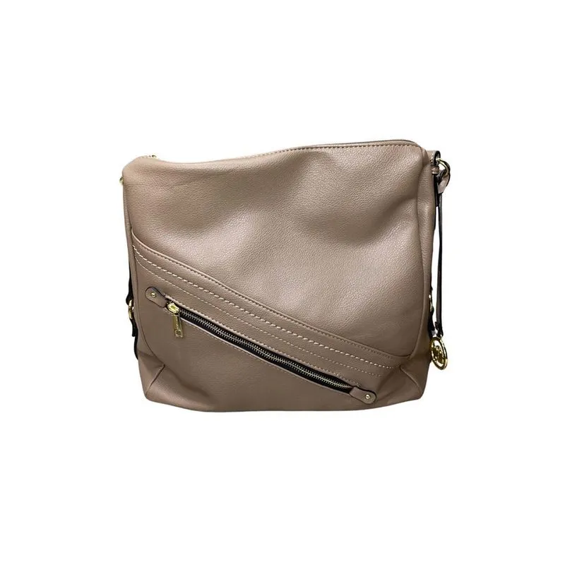 Bolsa Anna Luxory De Ombro Caqui Jb160
