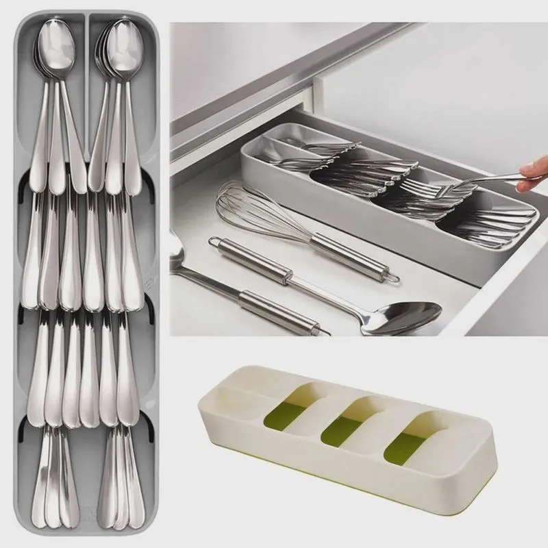 Organizador de Gavetas para Talheres Temperos e Condimentos - Lançamento Novidade