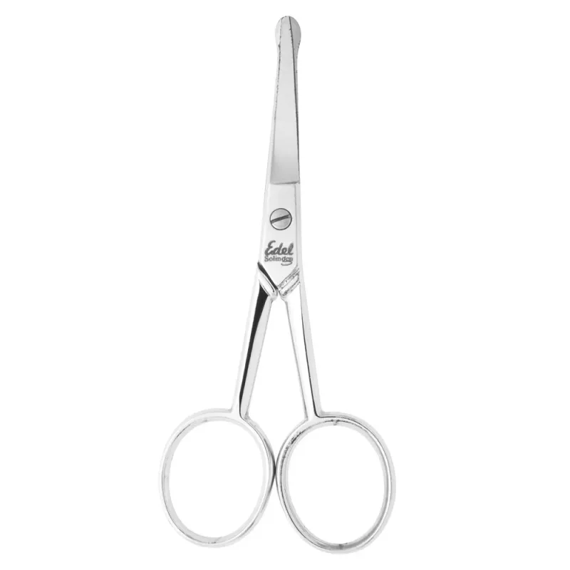 Tesoura Edel Solingen para Remover Pelos de Nariz 9cm - Idem Distribuindo Beleza