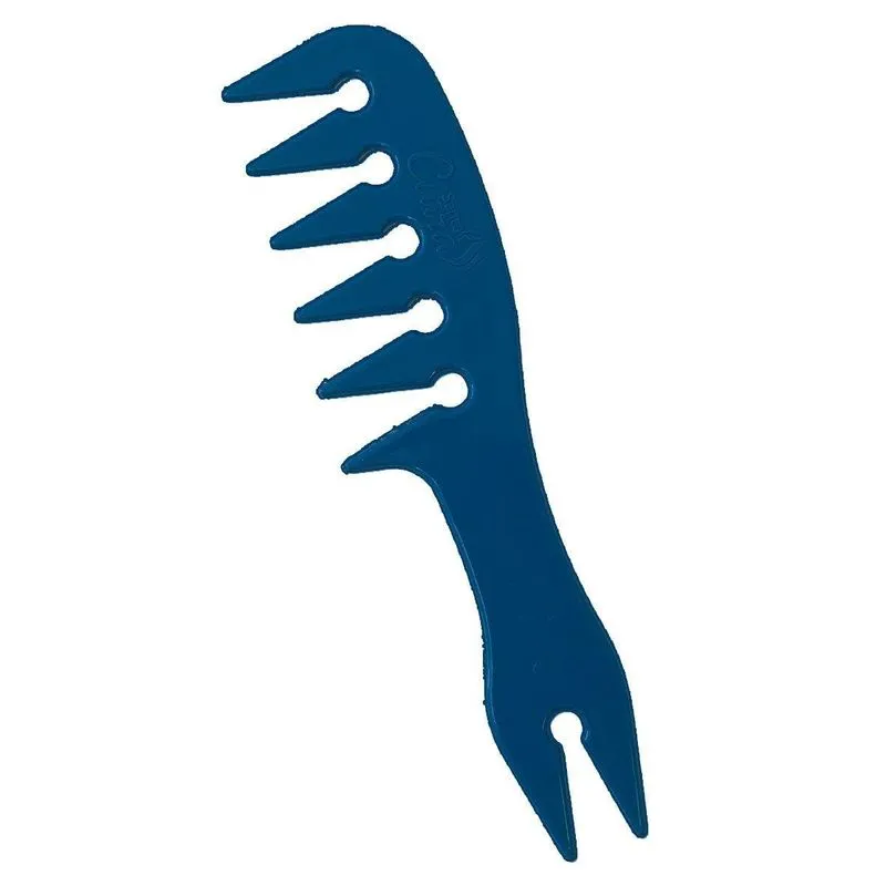 Pente Barber Short Dimil Mechas Quiff Jacaré 19,0cm Azul
