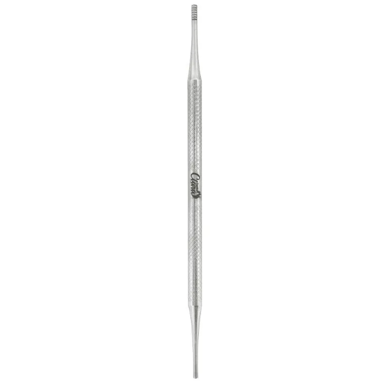 Palito De Unha Ponta Dupla Em Aço Inox Manicure Santa Clara