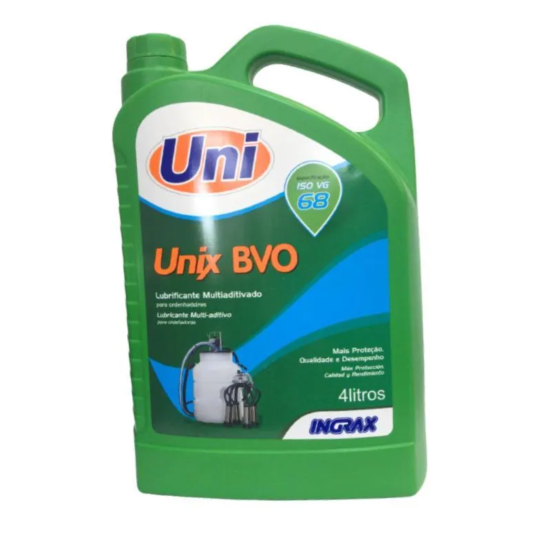 Óleo Lubrificante Ordenhadeira 68 Unix Bvo 4 Litros