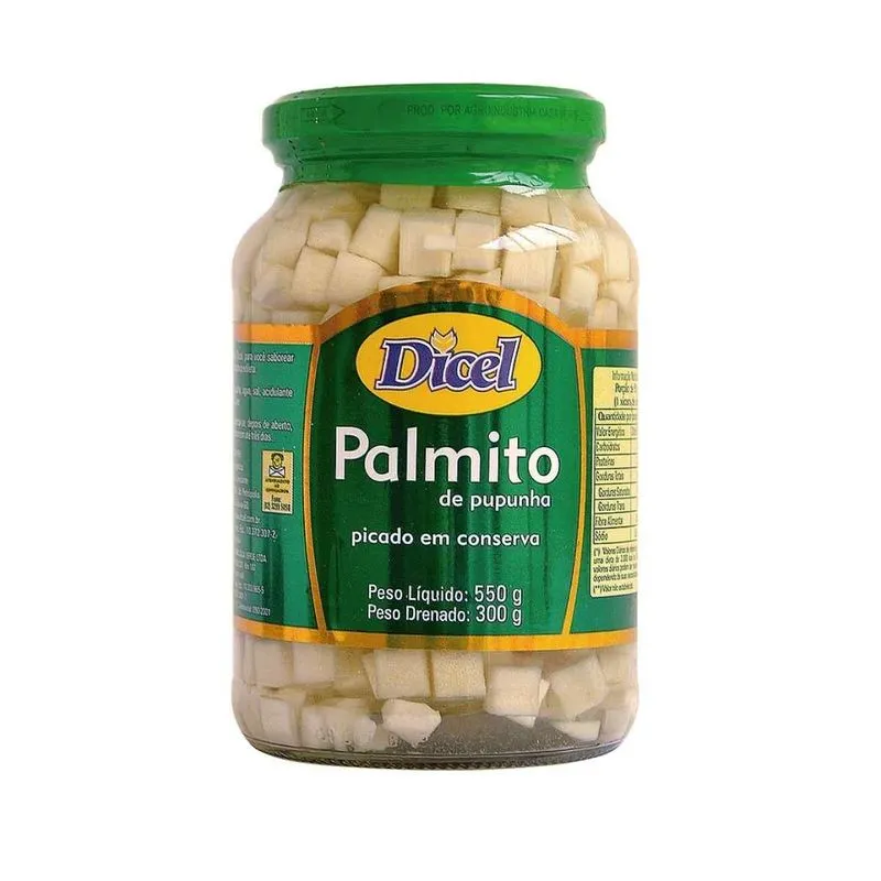 Palmito Pupunha Inteiro Dicel 300 g