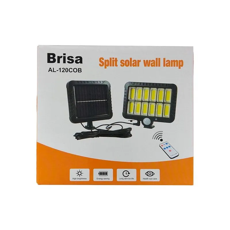 Lâmpada de parede solar dividida 260 Lúmens - YE-17702