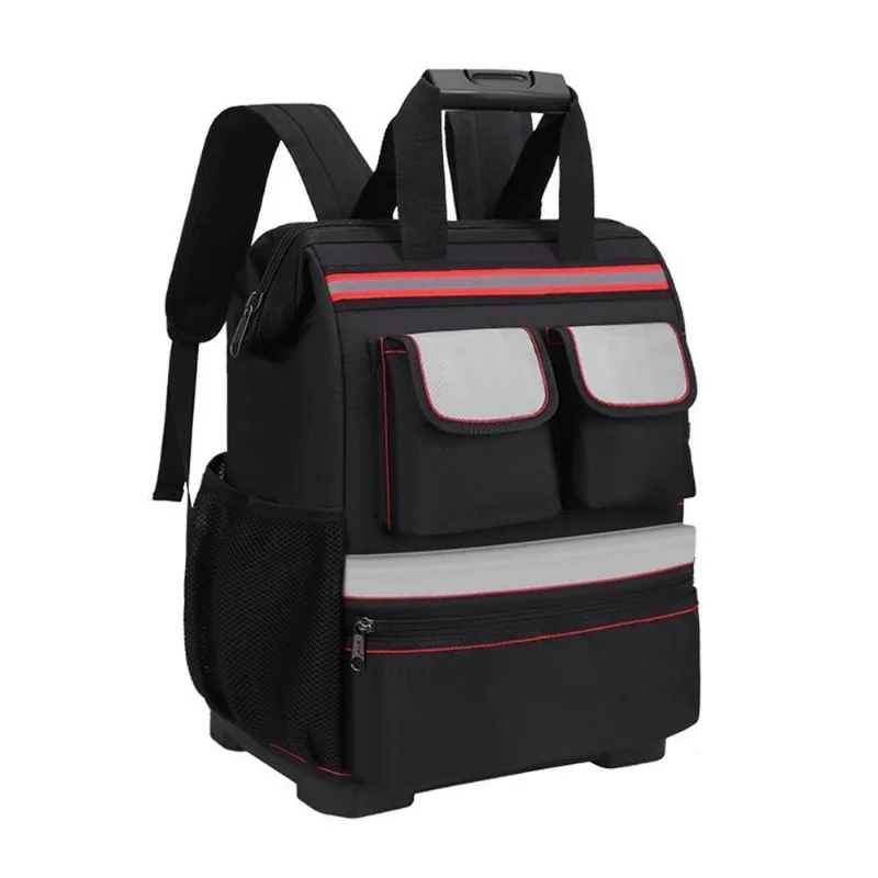 Mochila Para Ferramentas Emborrachada Reforçada Impermeável Refletiva Grande D'ajuda