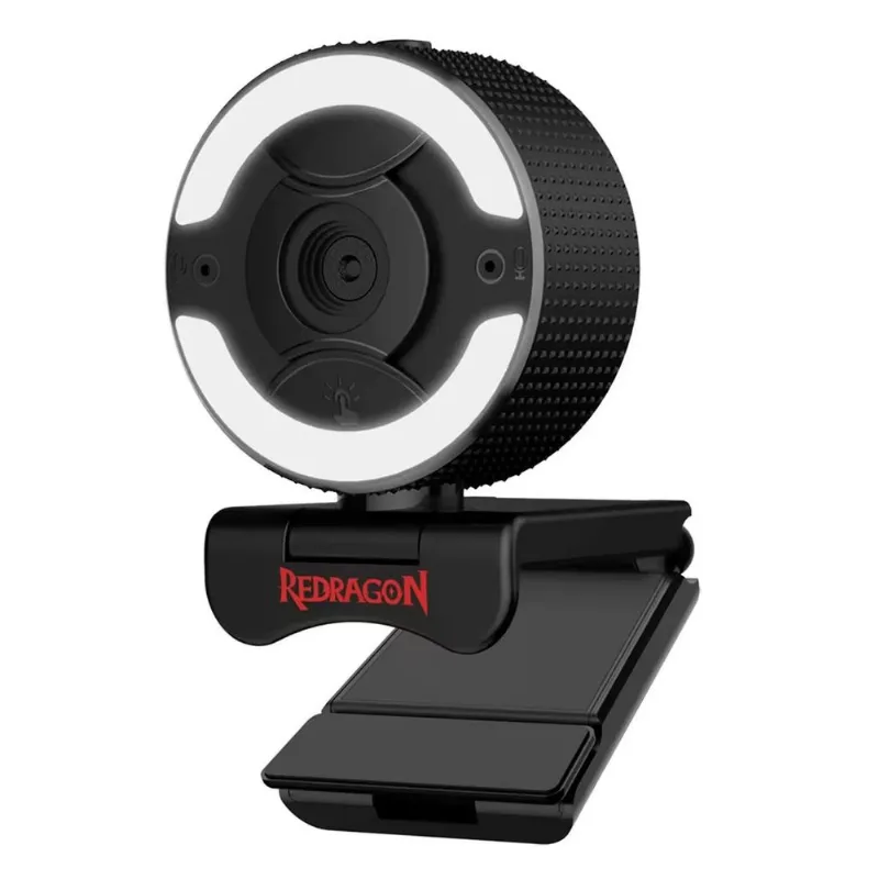 Webcam Redragon Gw910 Oneshot Full Hd 30 Fps Microfone Integrado - Preto