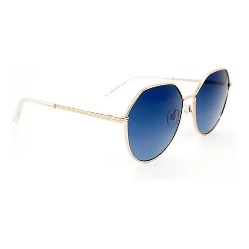 Óculos De Sol Hickmann Hi3151 09B Feminino Metal Dourado